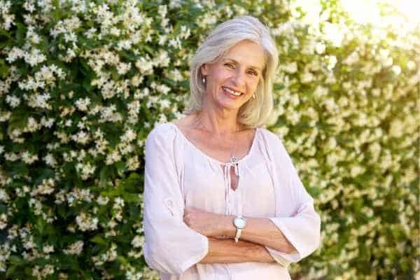 Older woman happy with urinary incontinence treatment Hatfield