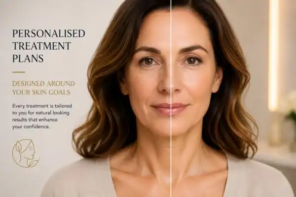 Before and after results of Collagen Lift Therapy Hatfield